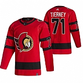 Ottawa Senators 71 Chris Tierney Red Adidas 2020-21 Reverse Retro Alternate Jersey Dzhi,baseball caps,new era cap wholesale,wholesale hats